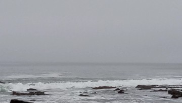 Ocean landscape signifying calm and perspective